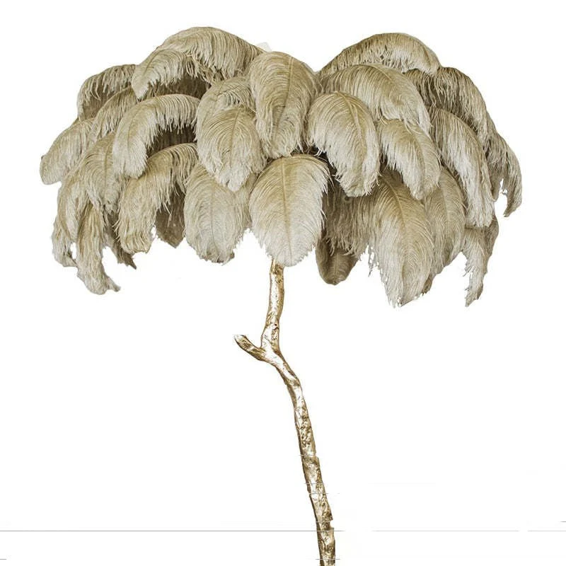 O'Moore Nordic Luxury Unique Ostrich Feather Floor Lamp/Table Lamp - Image 6