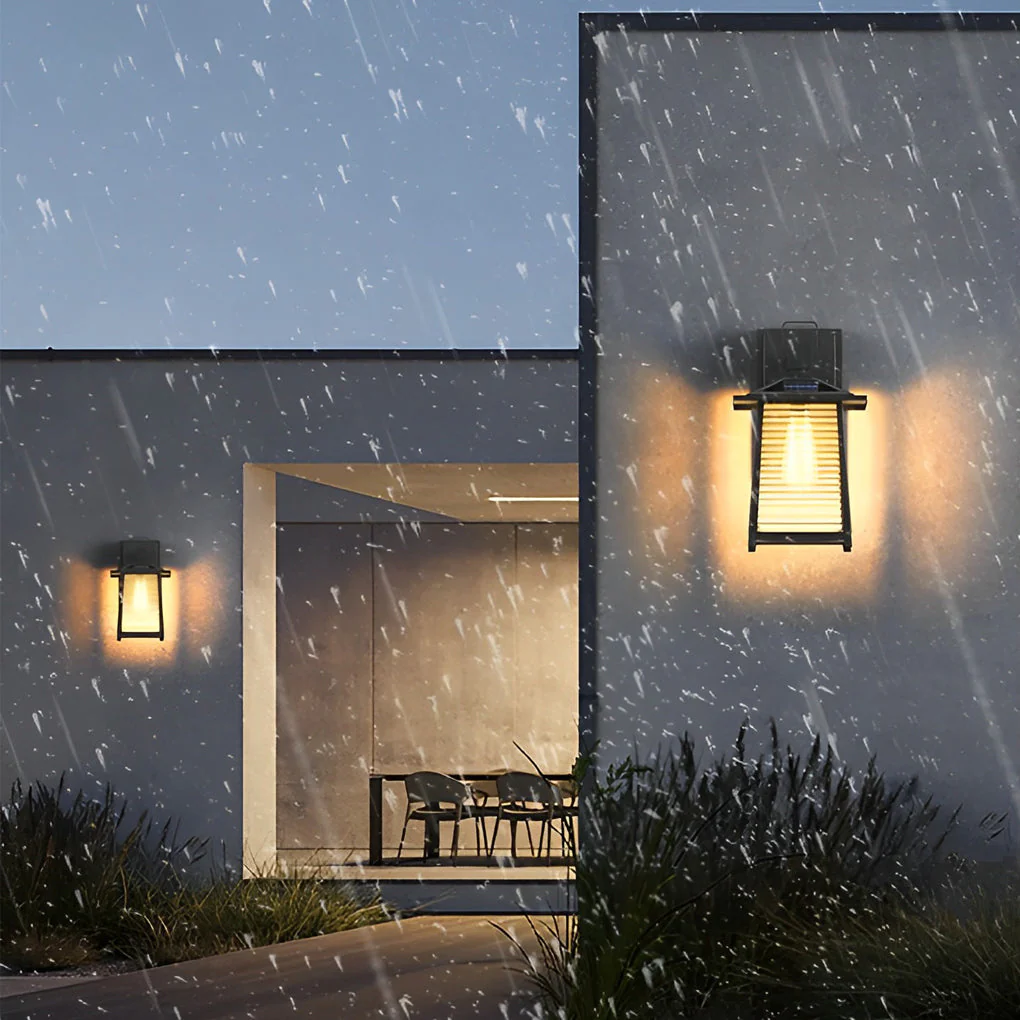 Valeri Thickened Retro Glass Outdoor Wall Lights - Image 6