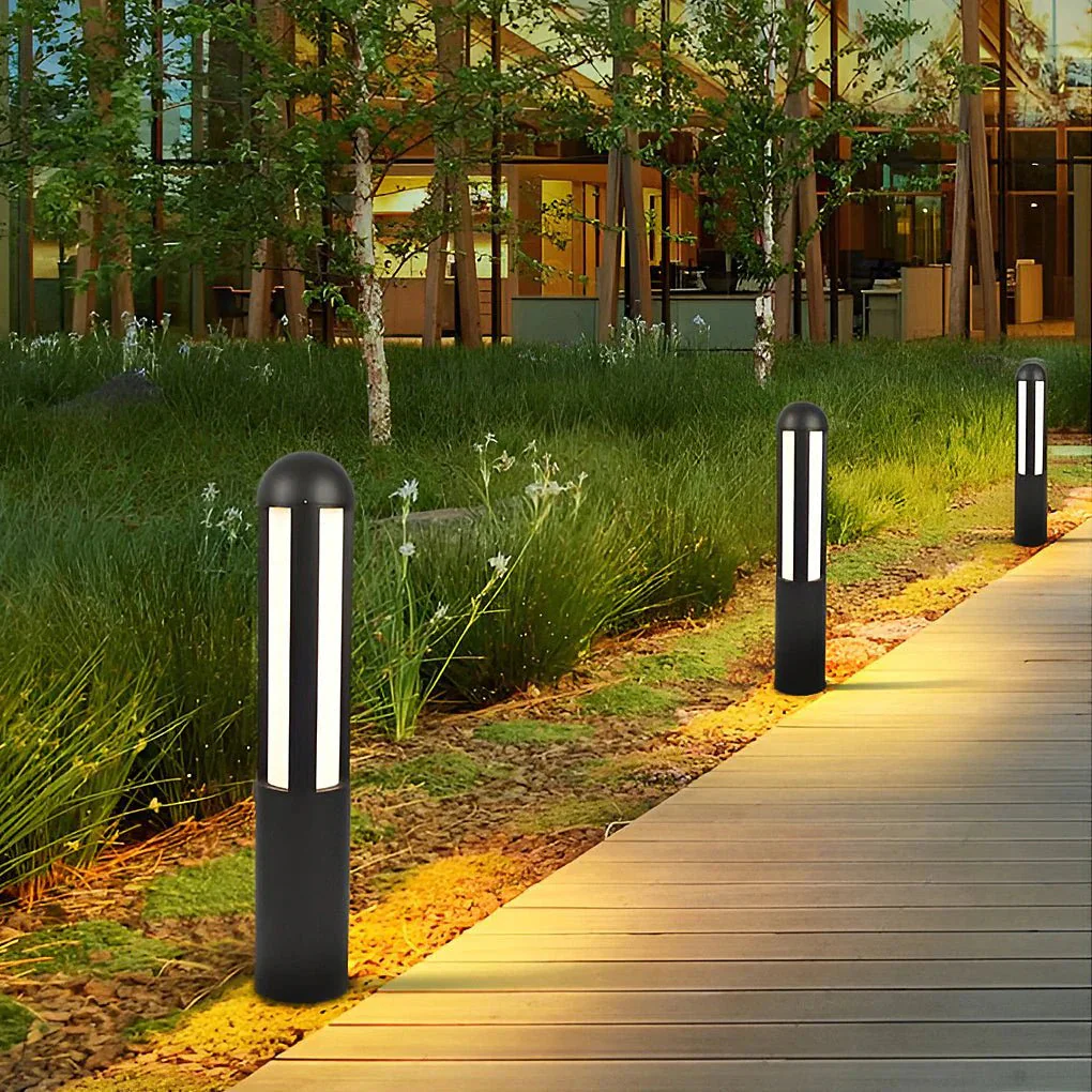 Vanc Modern LED Cylindrical OutdoorPathway Lights