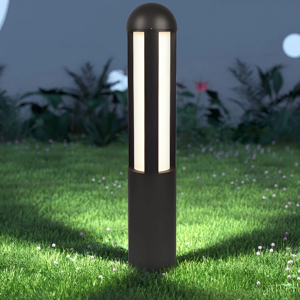 Vanc Modern LED Cylindrical OutdoorPathway Lights - Image 2