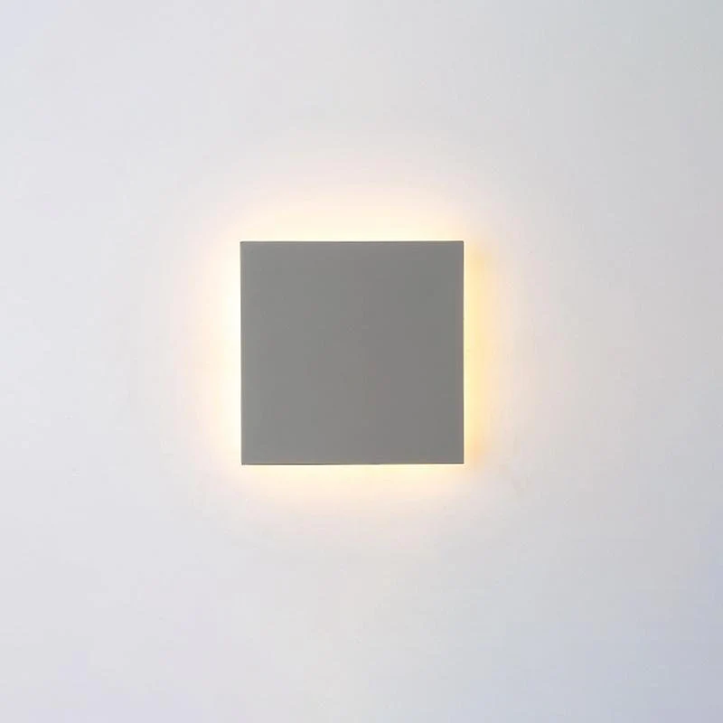 Vanessa Square Flat Modern Outdoor Wall Lights - Image 10
