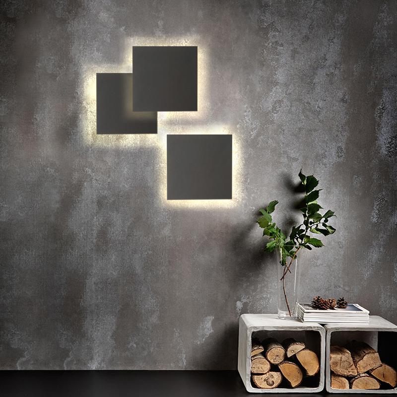 Vanessa Square Flat Modern Outdoor Wall Lights - Image 3