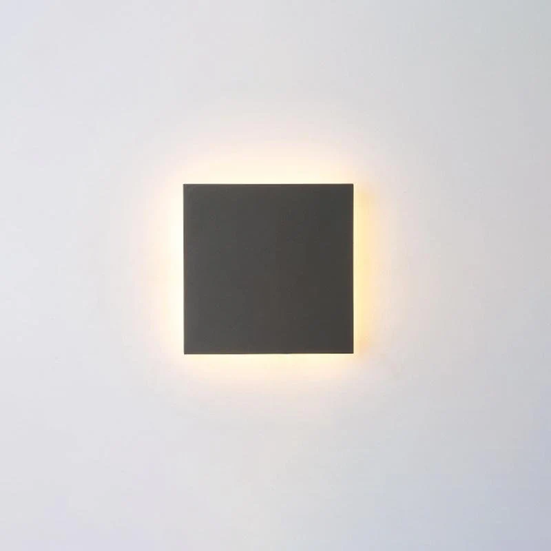 Vanessa Square Flat Modern Outdoor Wall Lights - Image 9