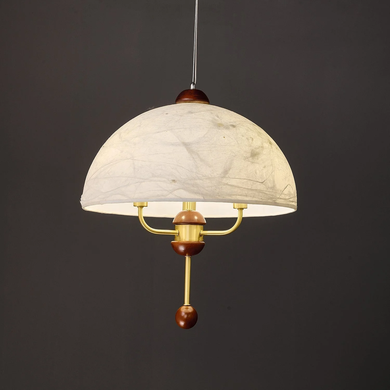 Varaeia Traditional Elegance Bloom Fabric Wood Pendant Lamp - Image 23