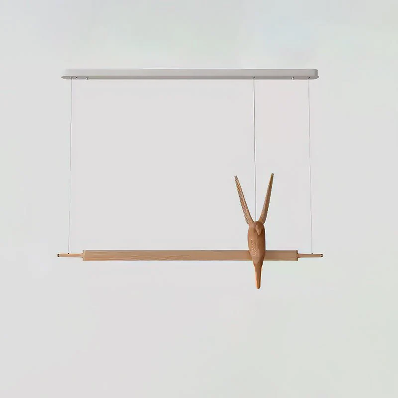 Varinisra Sculptural Oak Pendant Light - Image 16