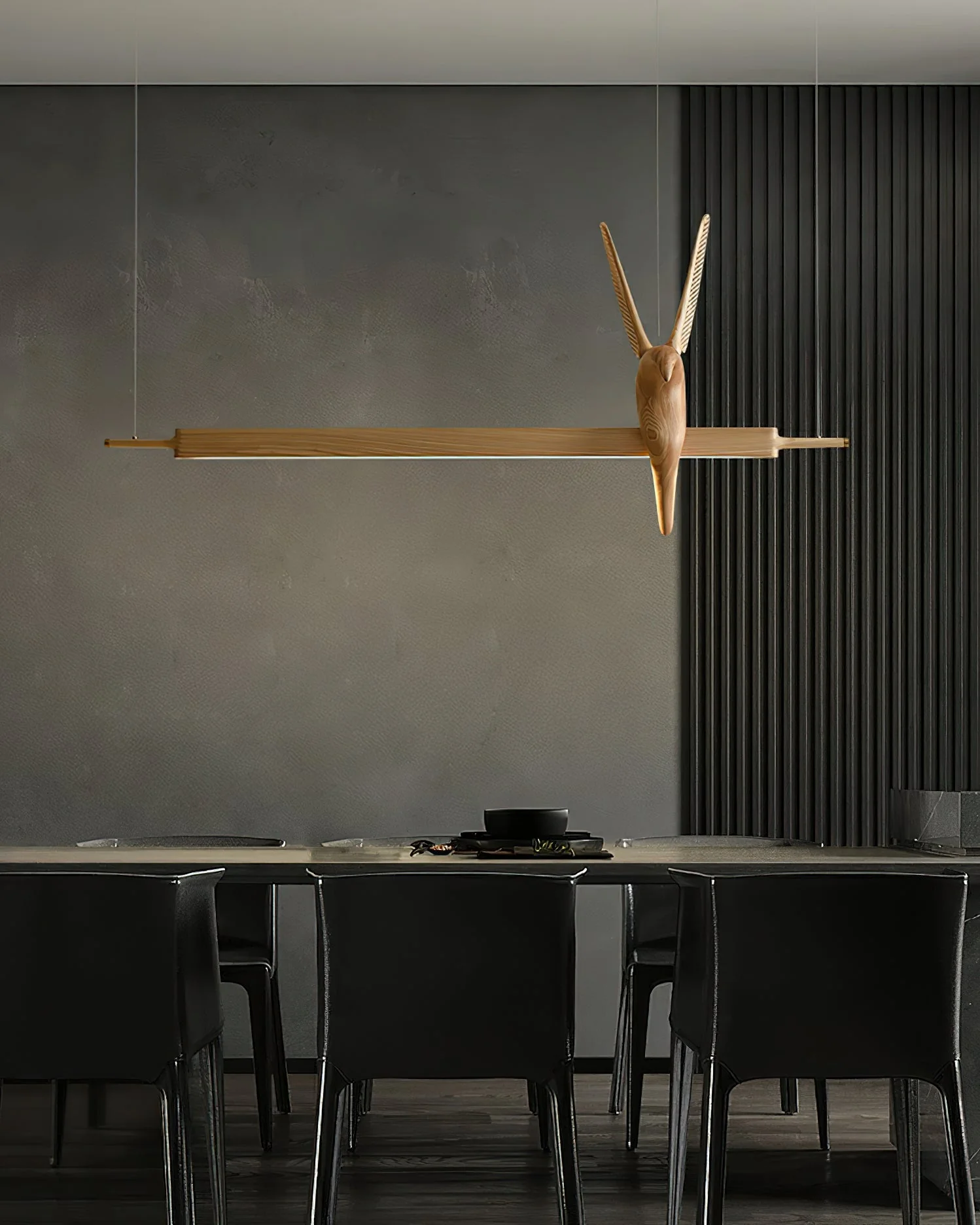 Varinisra Sculptural Oak Pendant Light - Image 2
