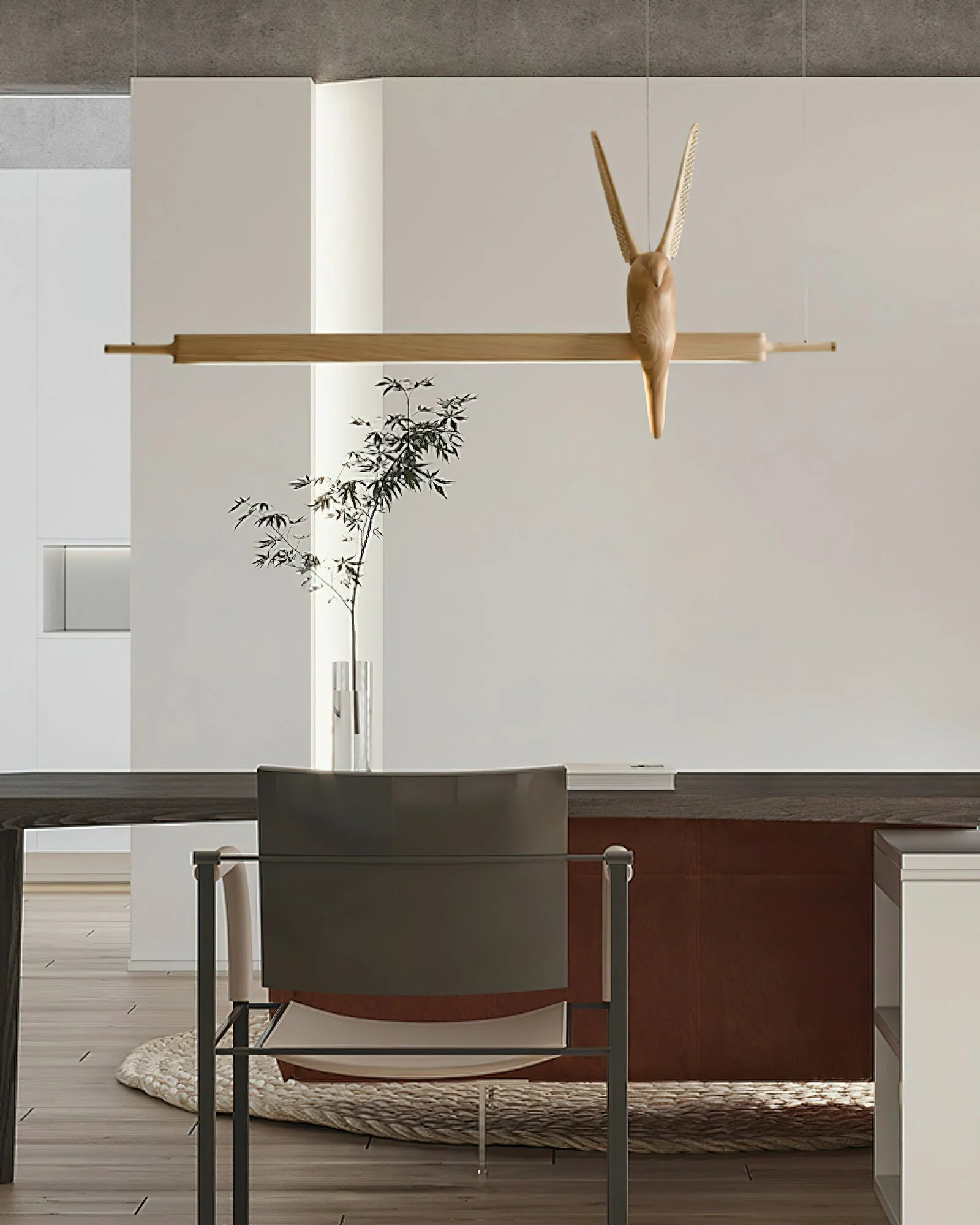 Varinisra Sculptural Oak Pendant Light - Image 29