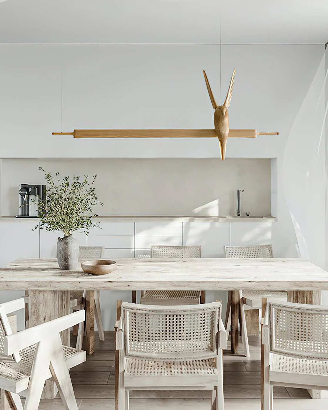 Varinisra Sculptural Oak Pendant Light - Image 4