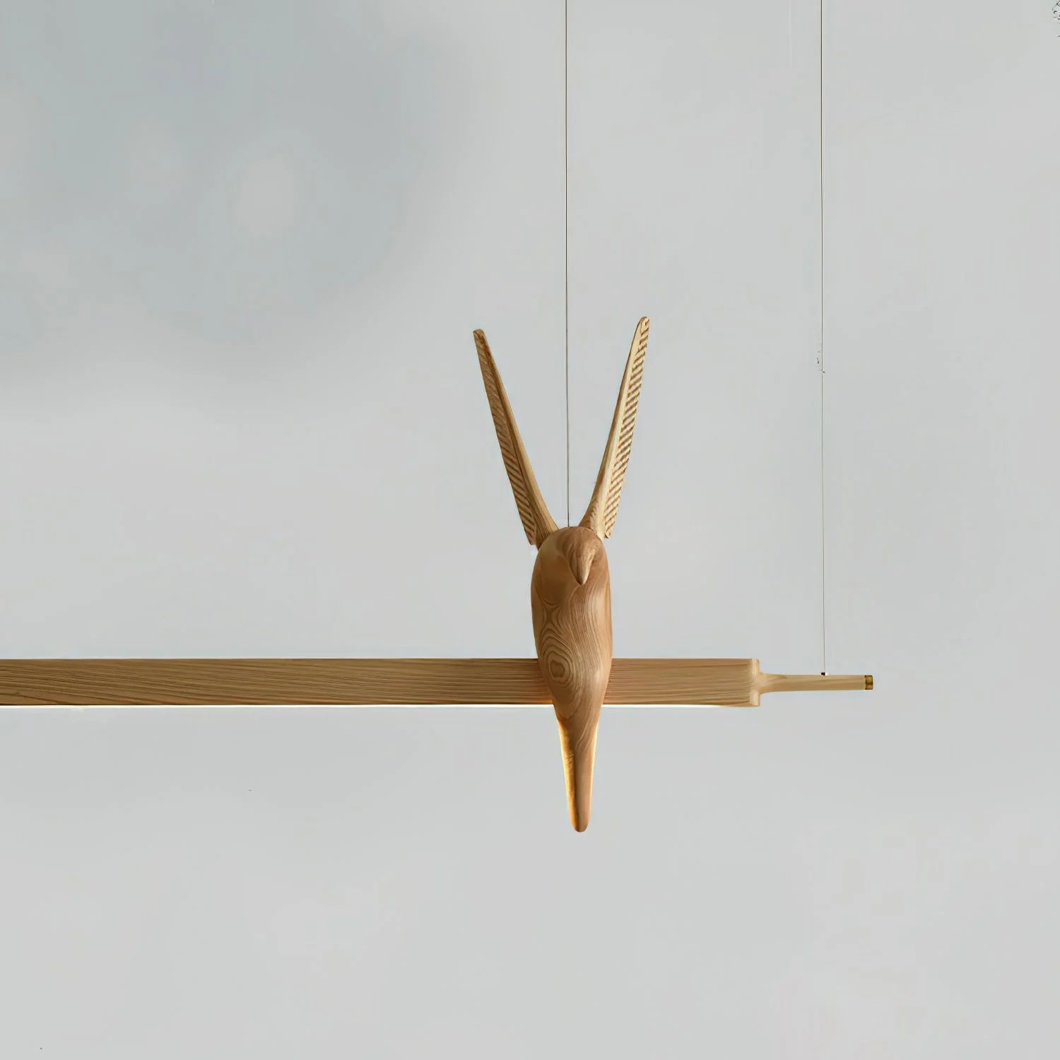 Varinisra Sculptural Oak Pendant Light - Image 6