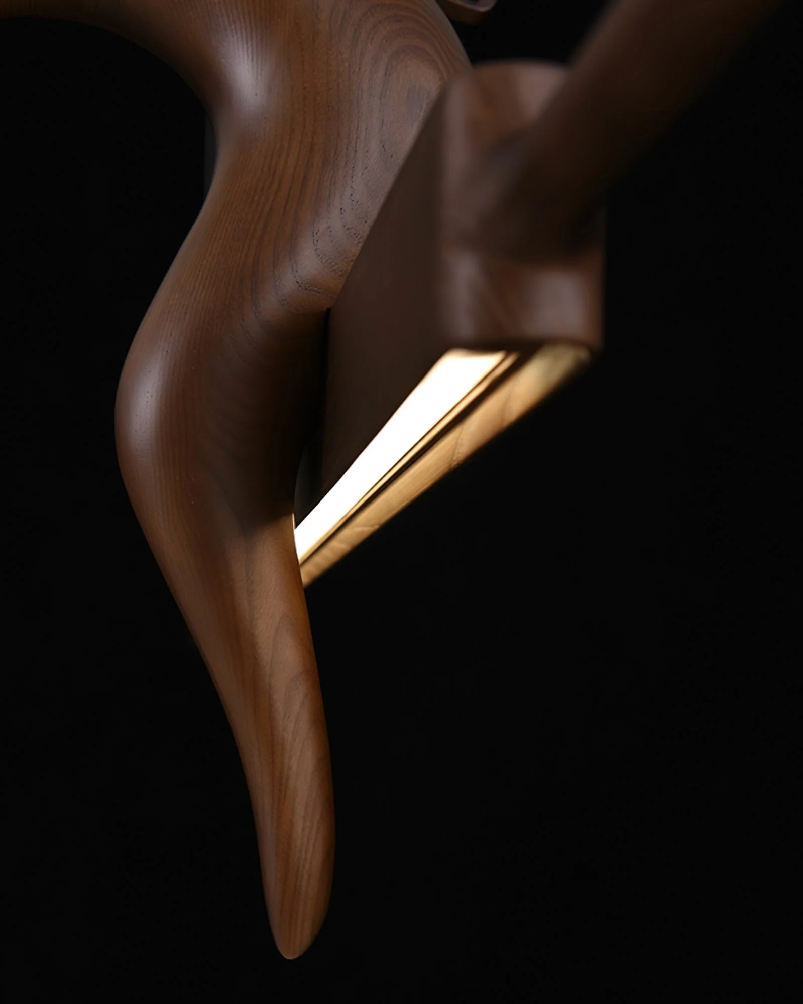 Varinisra Sculptural Oak Pendant Light - Image 7