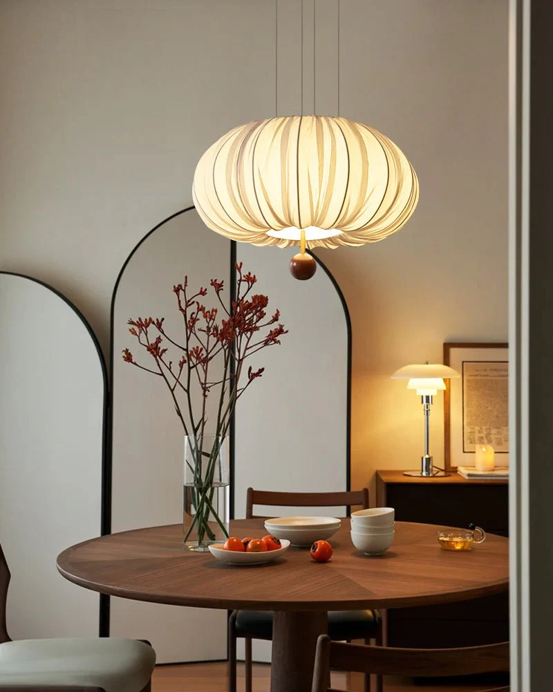 Vasilen Premium Nordic Art Balloon Wood Fabric Ceiling Light - Image 24