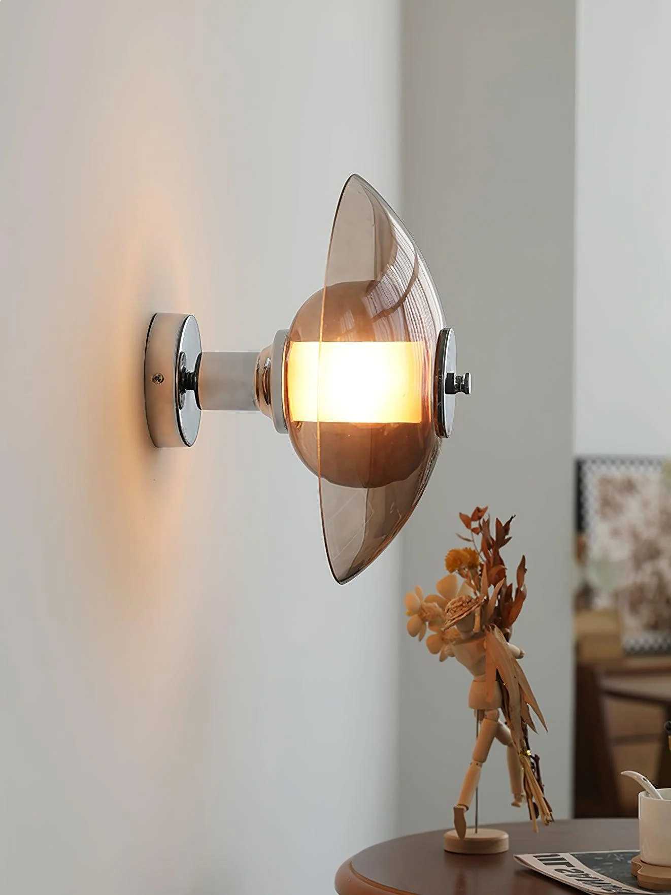Vasolir Flying Saucer Chrome Wall Light - Image 15