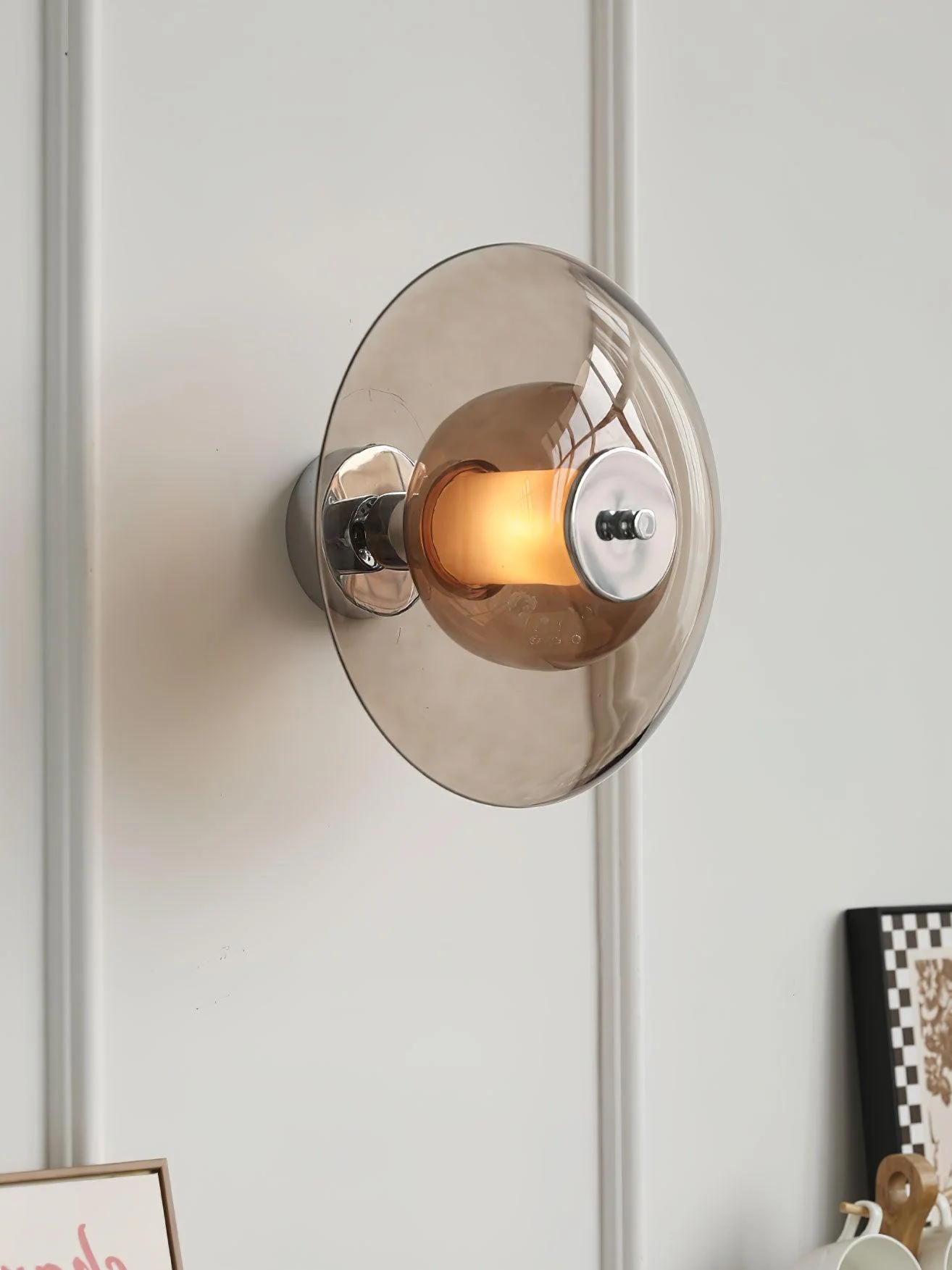 Vasolir Flying Saucer Chrome Wall Light - Image 19