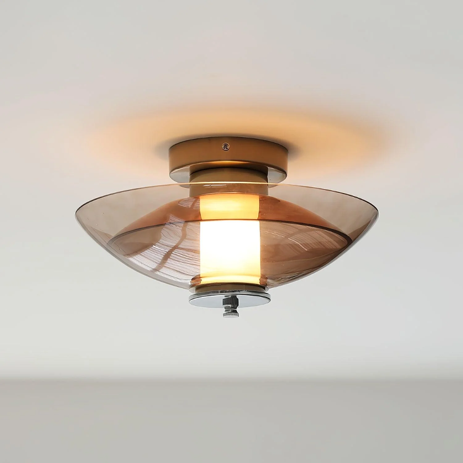 Vasolir Flying Saucer Chrome Wall Light - Image 2
