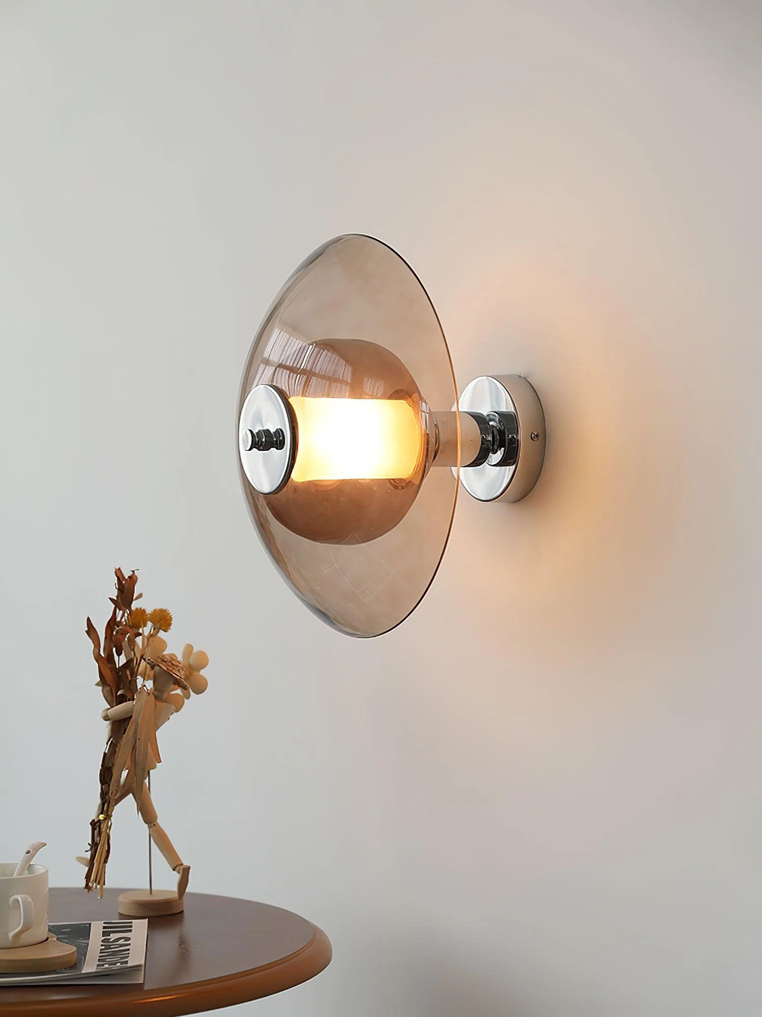Vasolir Flying Saucer Chrome Wall Light - Image 7