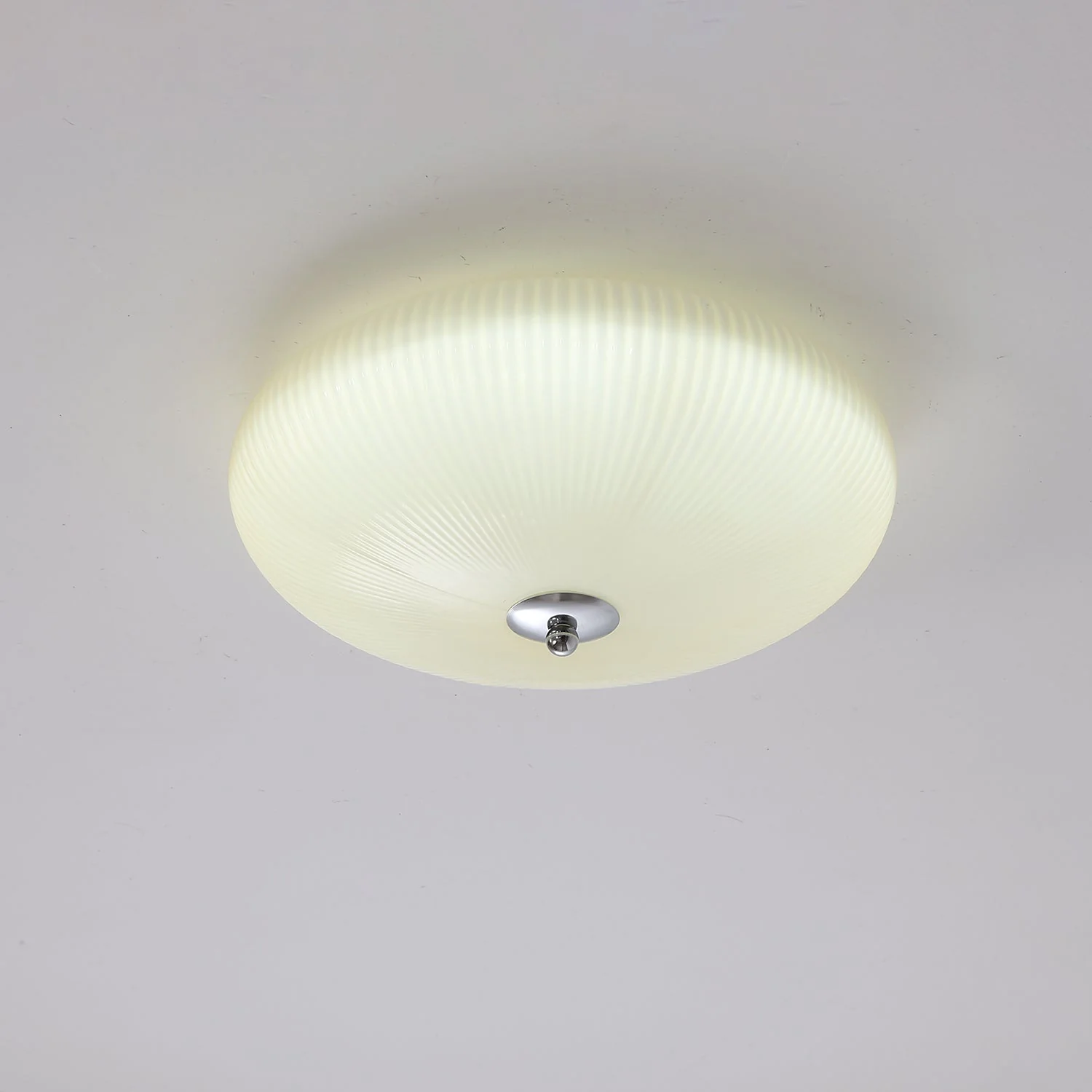 Vatalel Nordic Art Ivory Ripple Glass Ceiling Light - Image 18