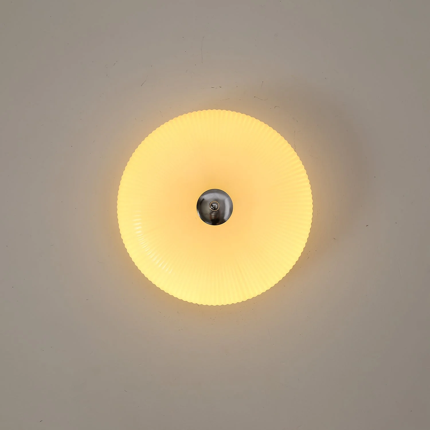 Vatalel Nordic Art Ivory Ripple Glass Ceiling Light - Image 19