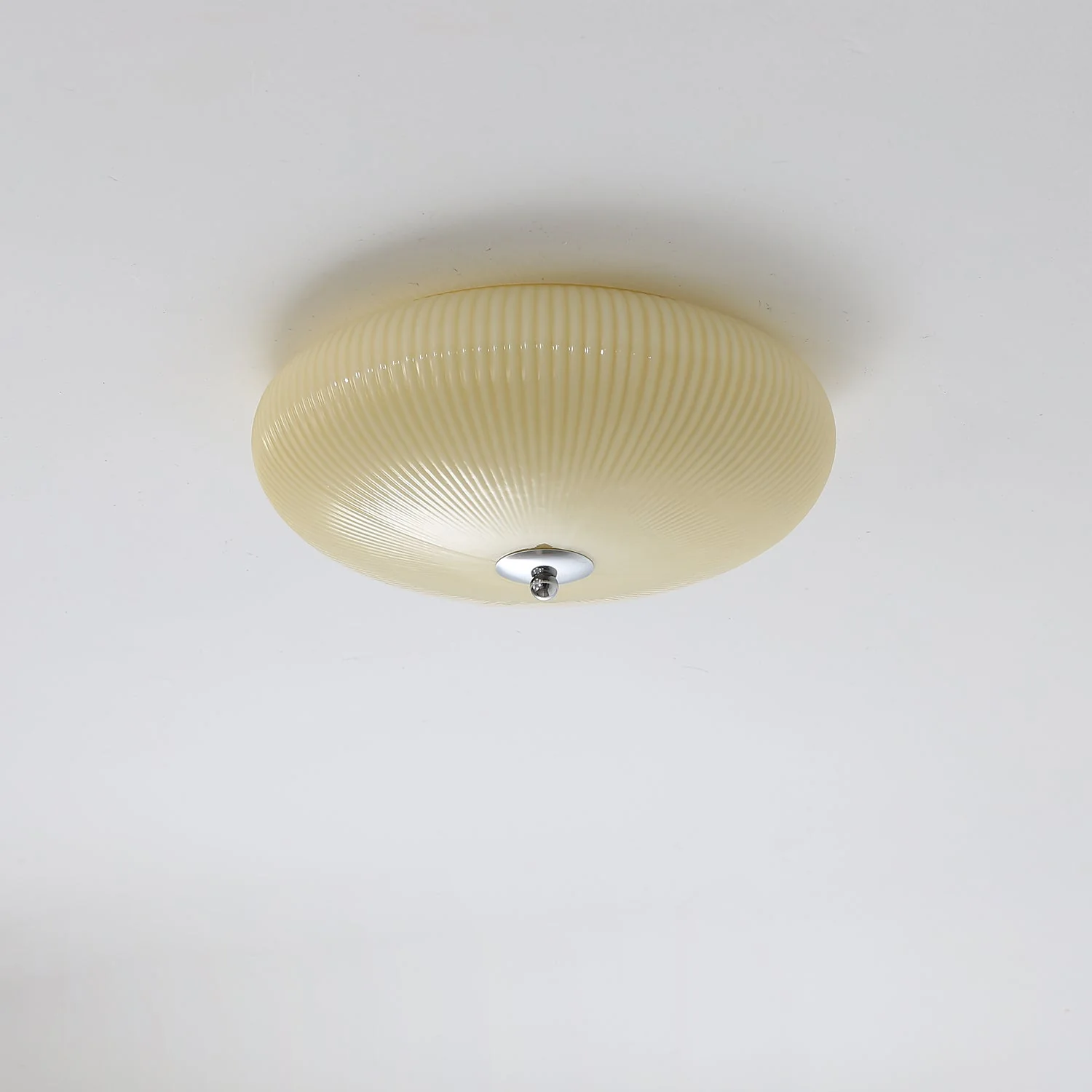 Vatalel Nordic Art Ivory Ripple Glass Ceiling Light - Image 20
