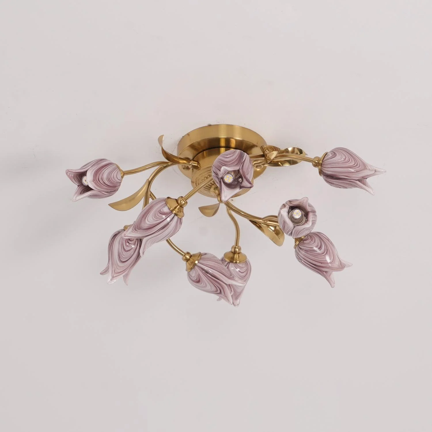 Vathaos Tulip Serenade Glass Ceiling Lamp - Image 29