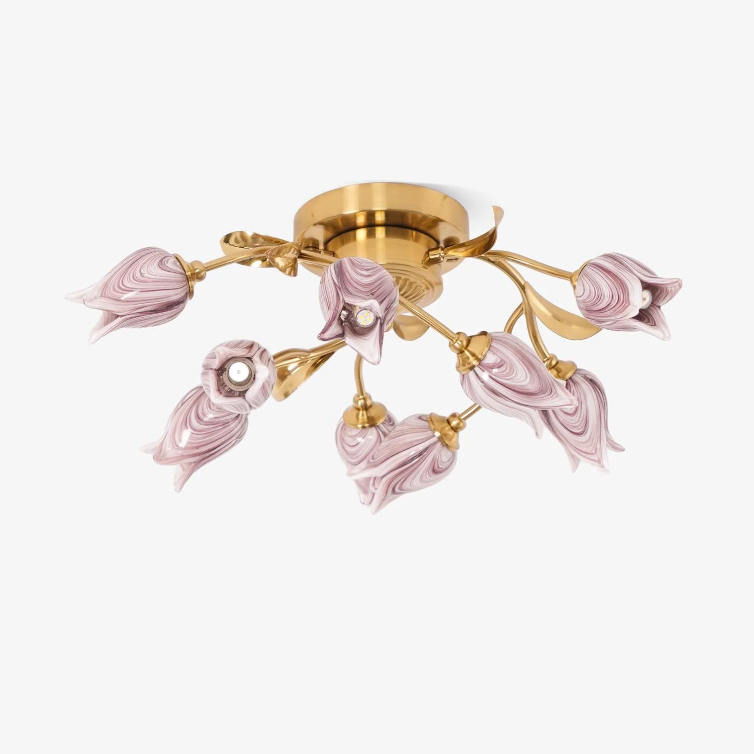 Vathaos Tulip Serenade Glass Ceiling Lamp - Image 7