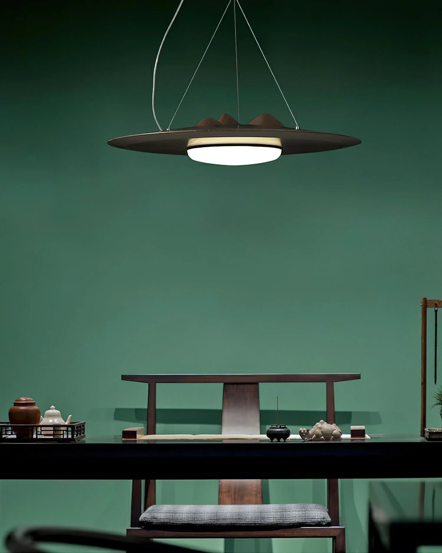 Vathea Premium Nordic Art Wood Pendant Lamp - Image 11