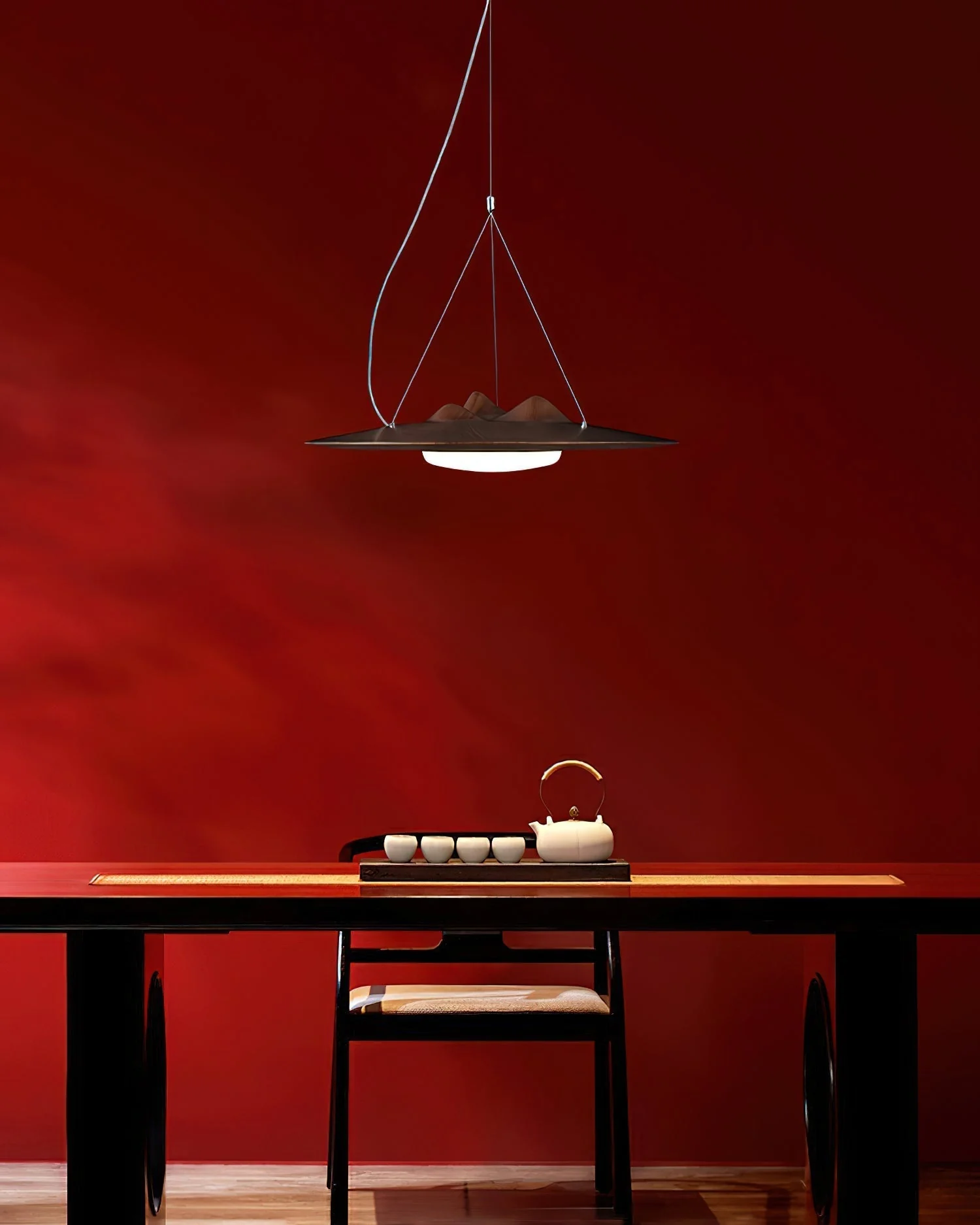 Vathea Premium Nordic Art Wood Pendant Lamp - Image 14