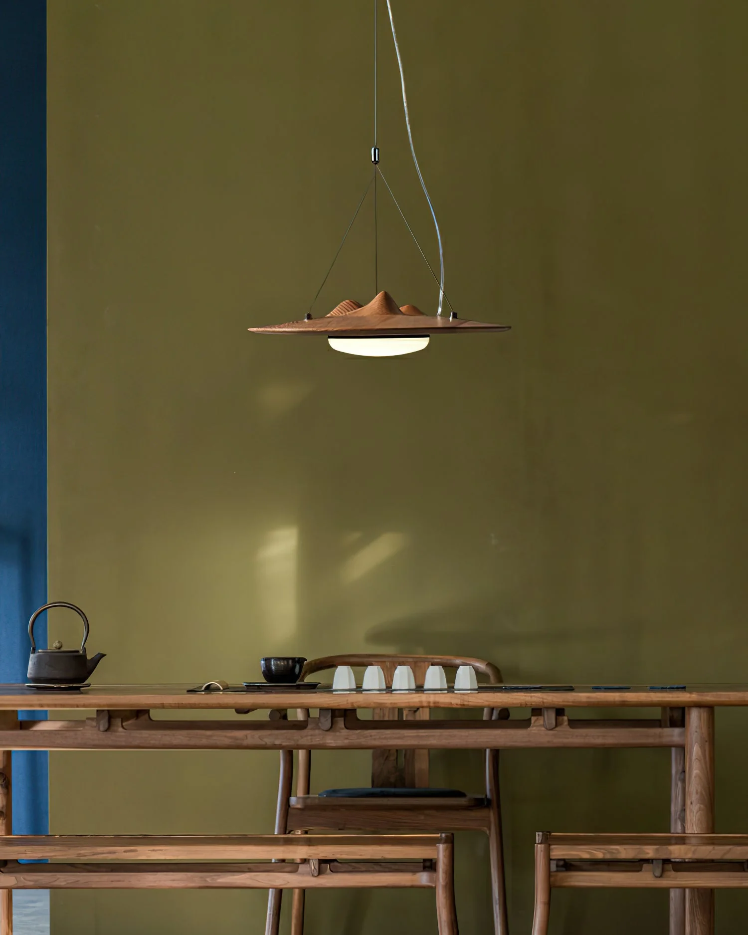 Vathea Premium Nordic Art Wood Pendant Lamp - Image 15