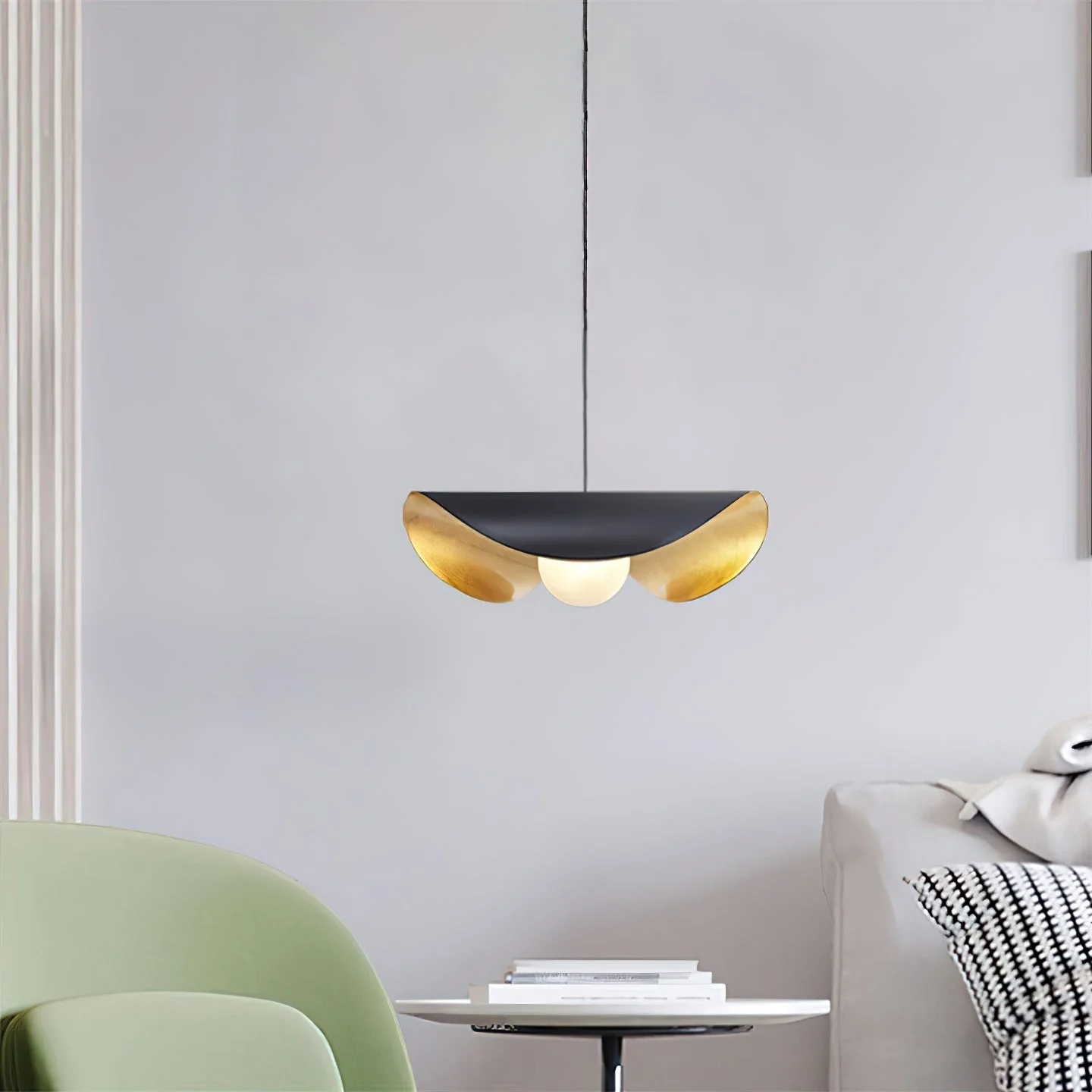 Vatoz Modern Black  Alabaster Pendant Light - Image 6