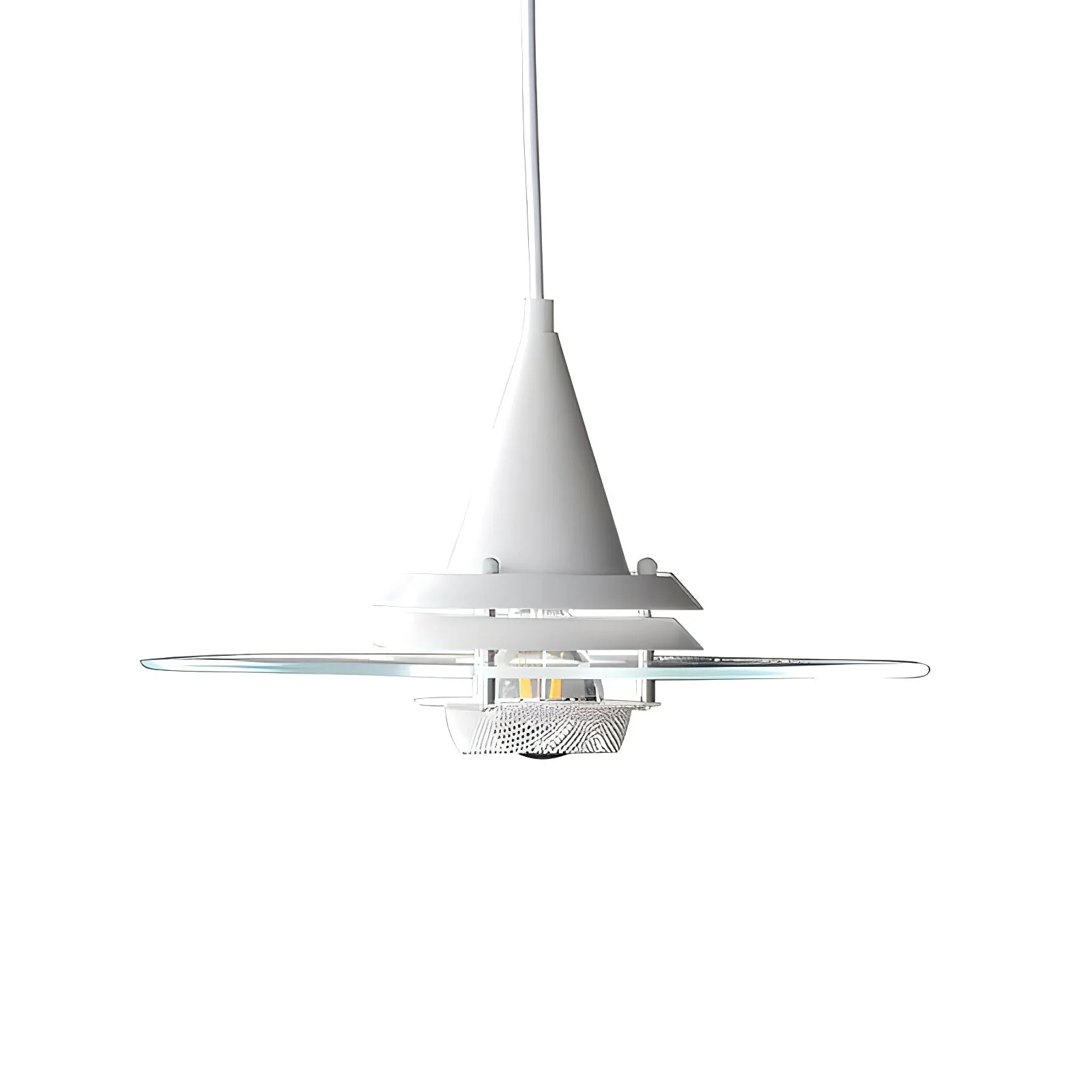 Vaughn Contemporary Glass Pendant Light - Image 11