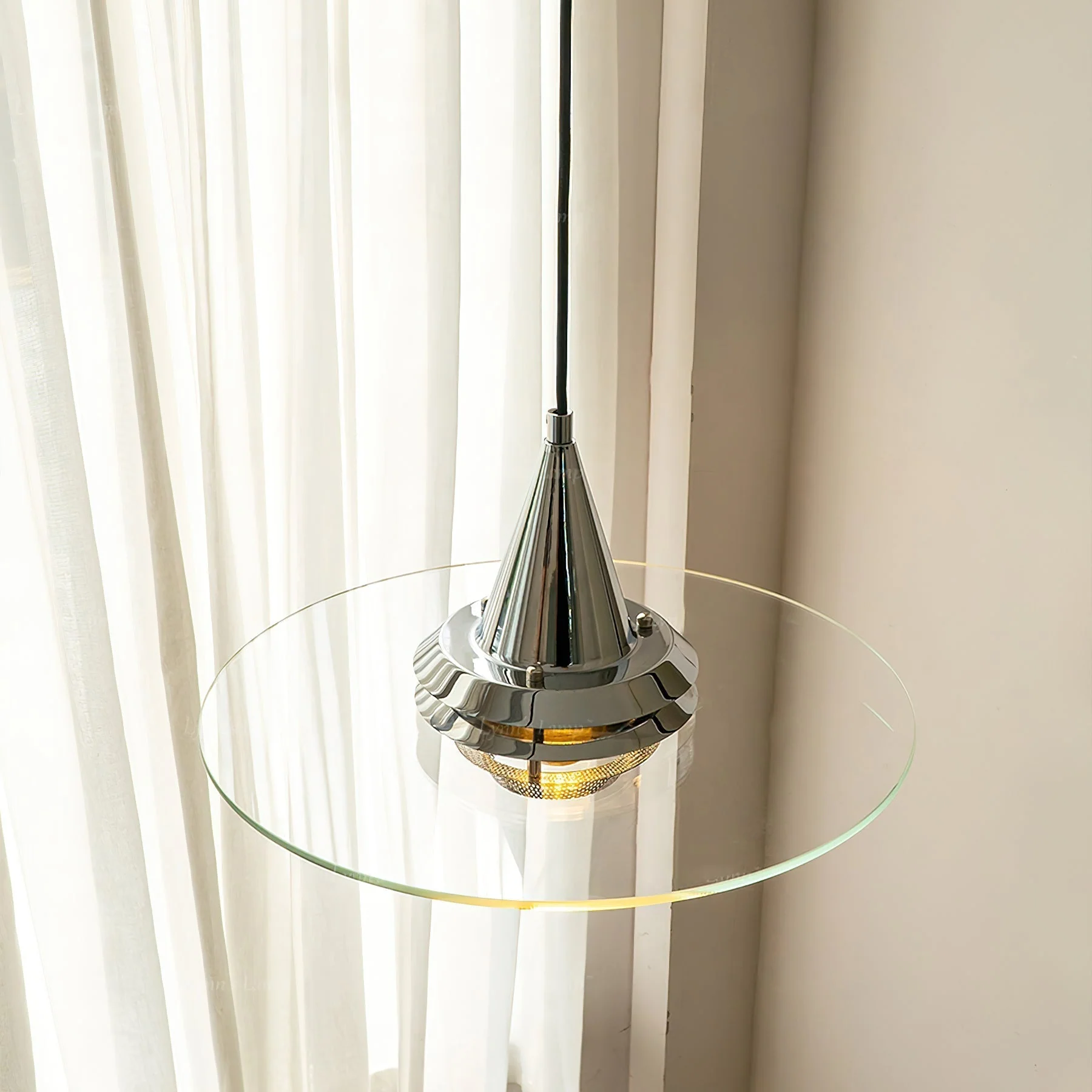 Vaughn Contemporary Glass Pendant Light - Image 5