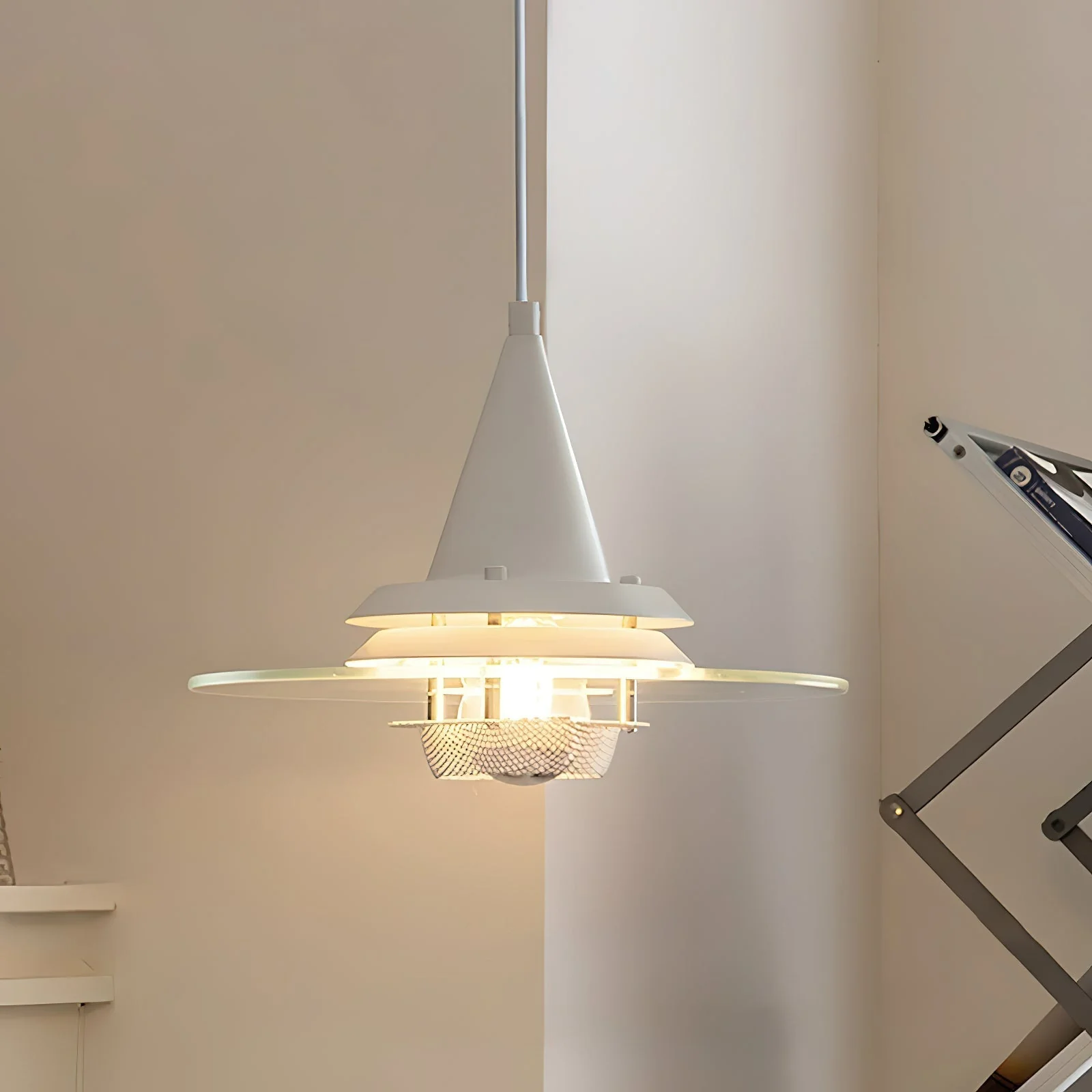 Vaughn Contemporary Glass Pendant Light - Image 7