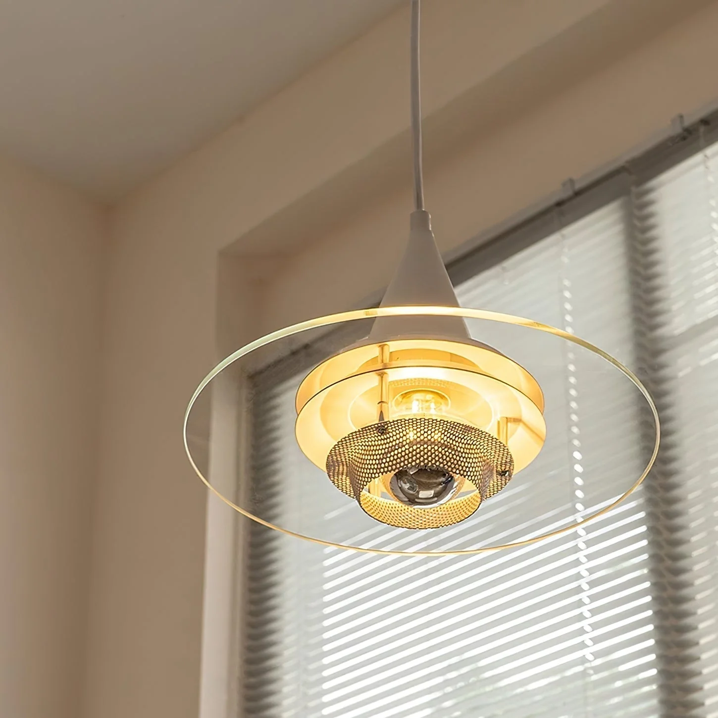 Vaughn Contemporary Glass Pendant Light - Image 8
