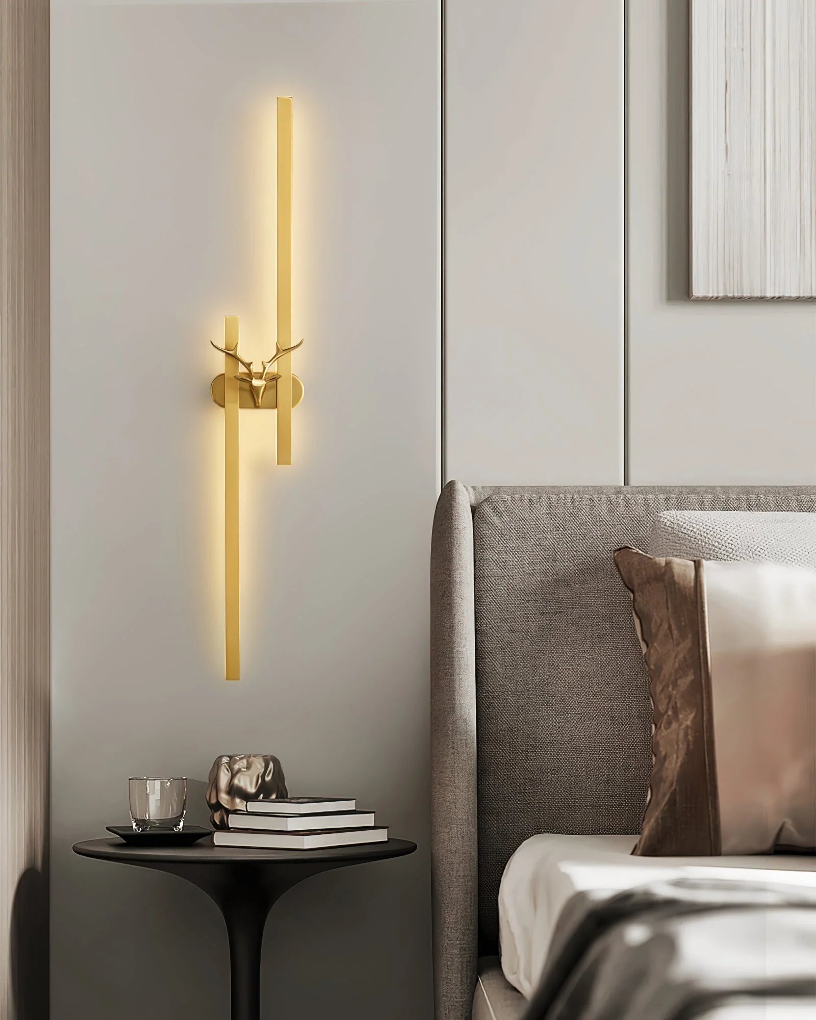Vavinisra Classic Deer Brass Wall Lamp - Image 12
