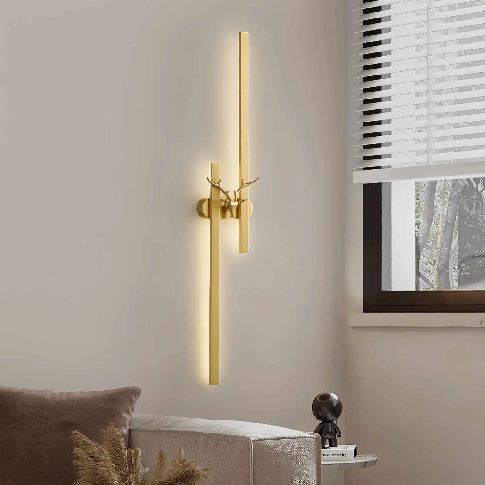 Vavinisra Classic Deer Brass Wall Lamp - Image 16