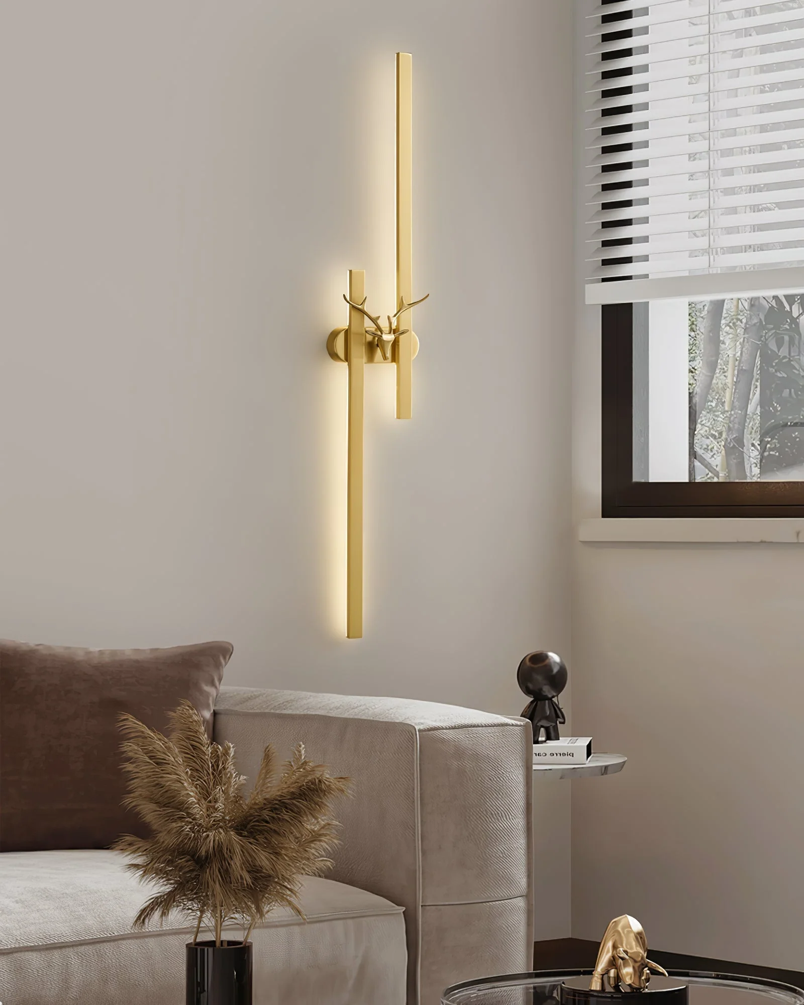 Vavinisra Classic Deer Brass Wall Lamp - Image 23