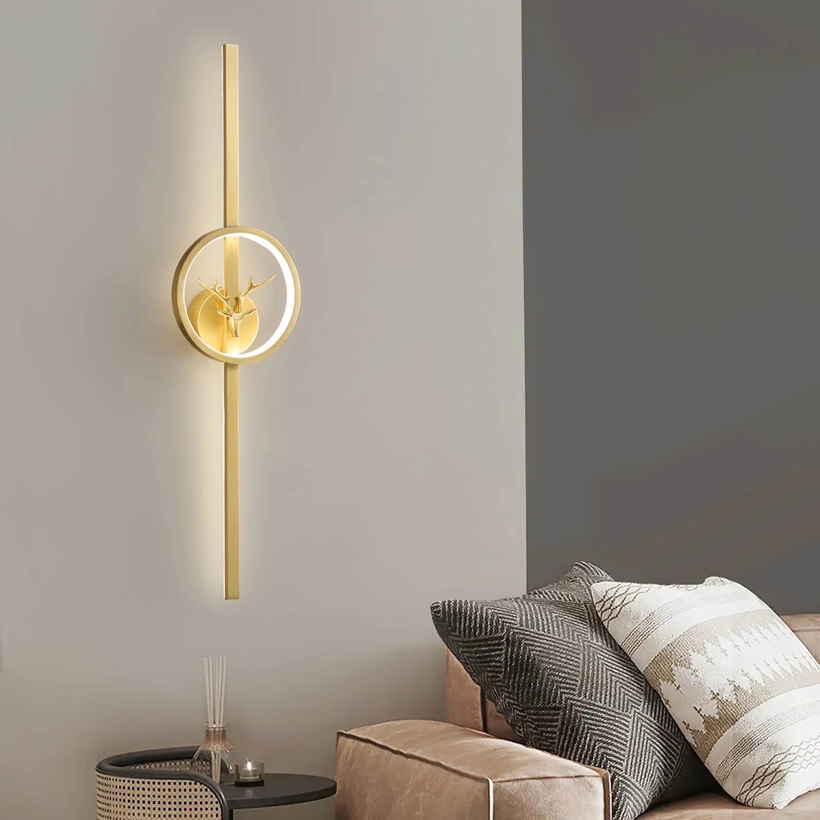 Vavinisra Classic Deer Brass Wall Lamp - Image 28