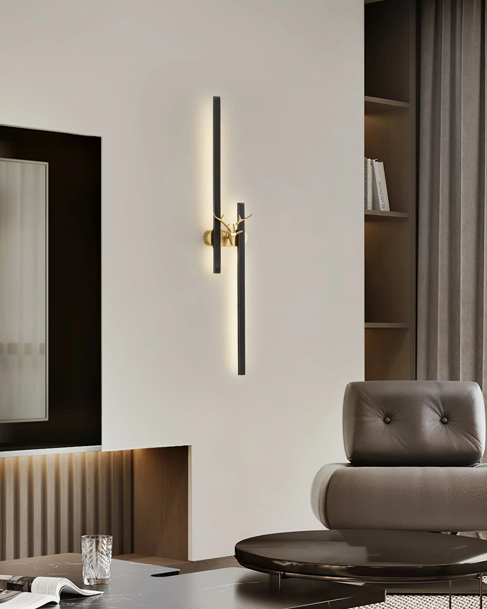 Vavinisra Classic Deer Brass Wall Lamp - Image 34