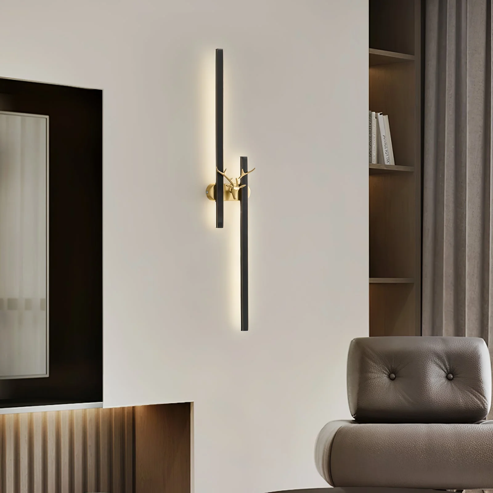 Vavinisra Classic Deer Brass Wall Lamp - Image 38