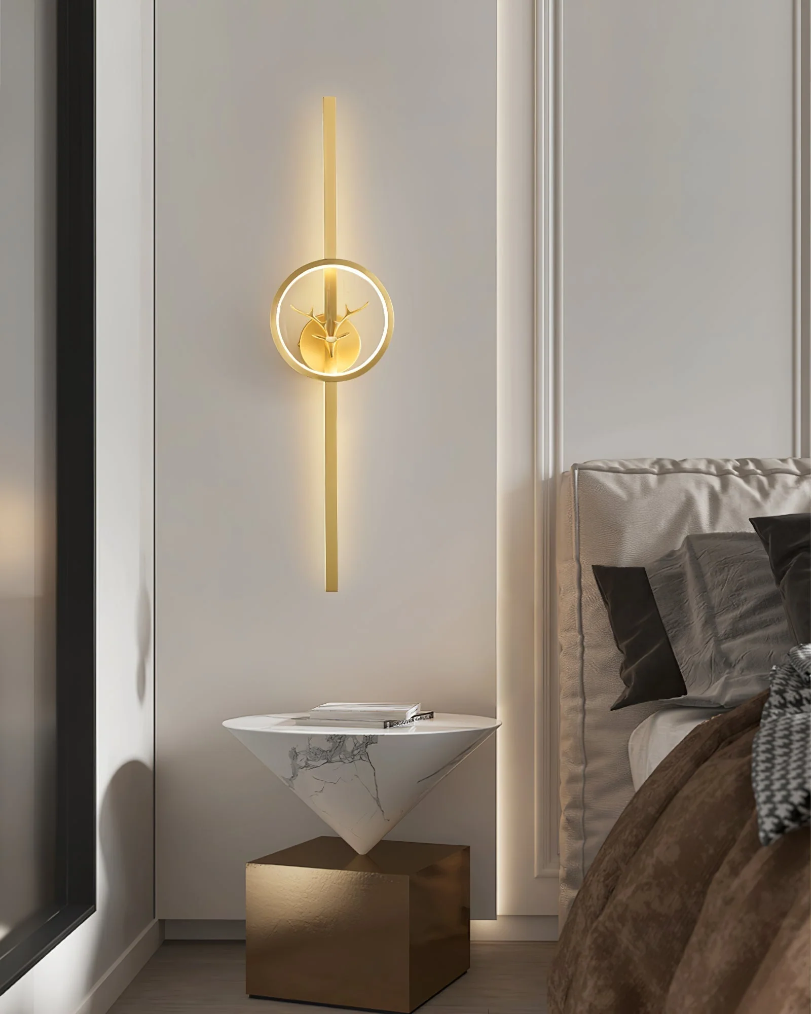 Vavinisra Classic Deer Brass Wall Lamp - Image 39