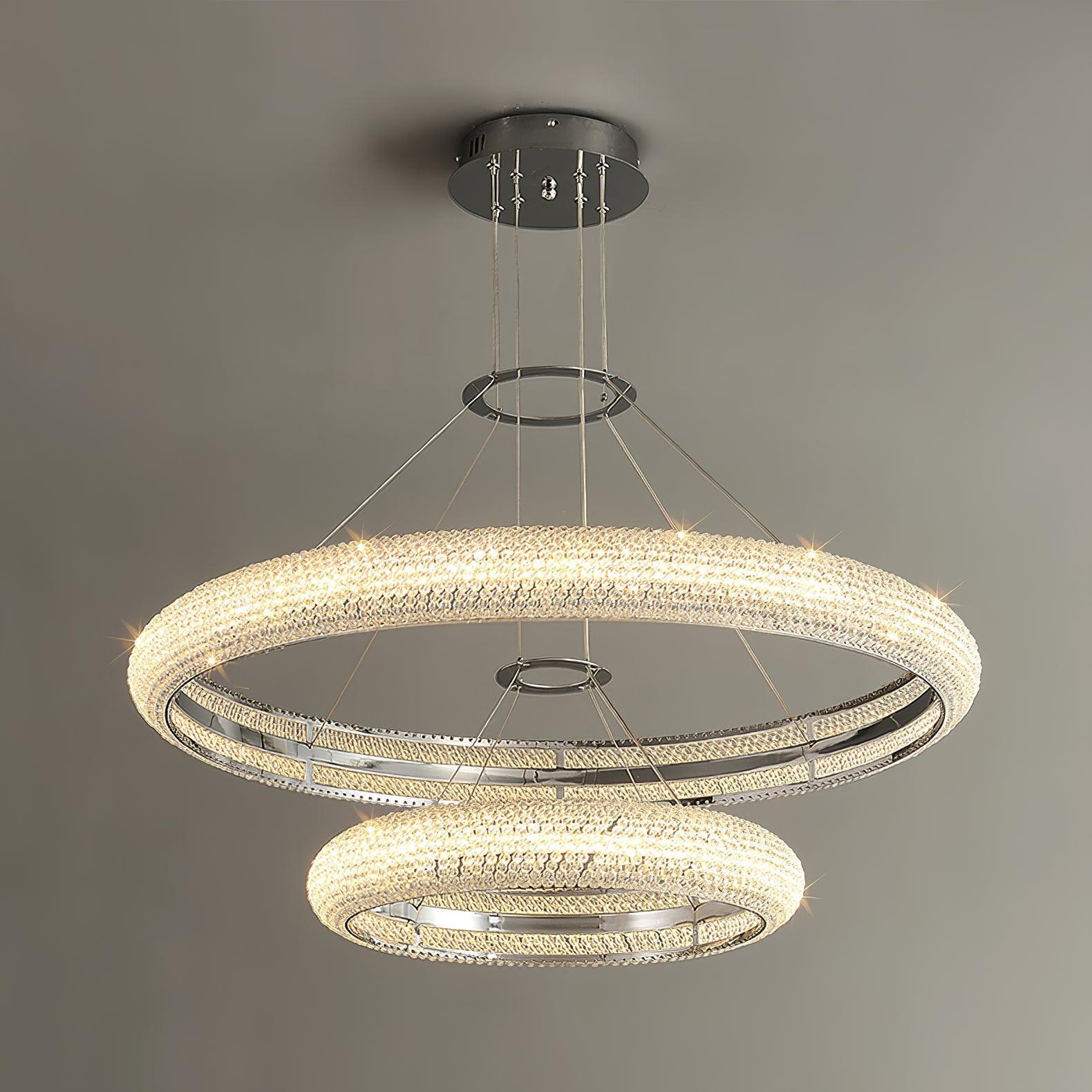 Vazorora Modern Minimalist Ring Crystal Chandelier - Image 8
