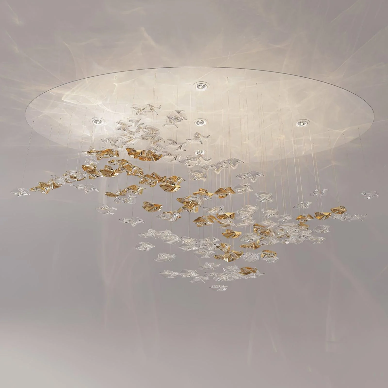 Vecarisra Luxury Tidal Art Glass Pendants Lamp - Image 23