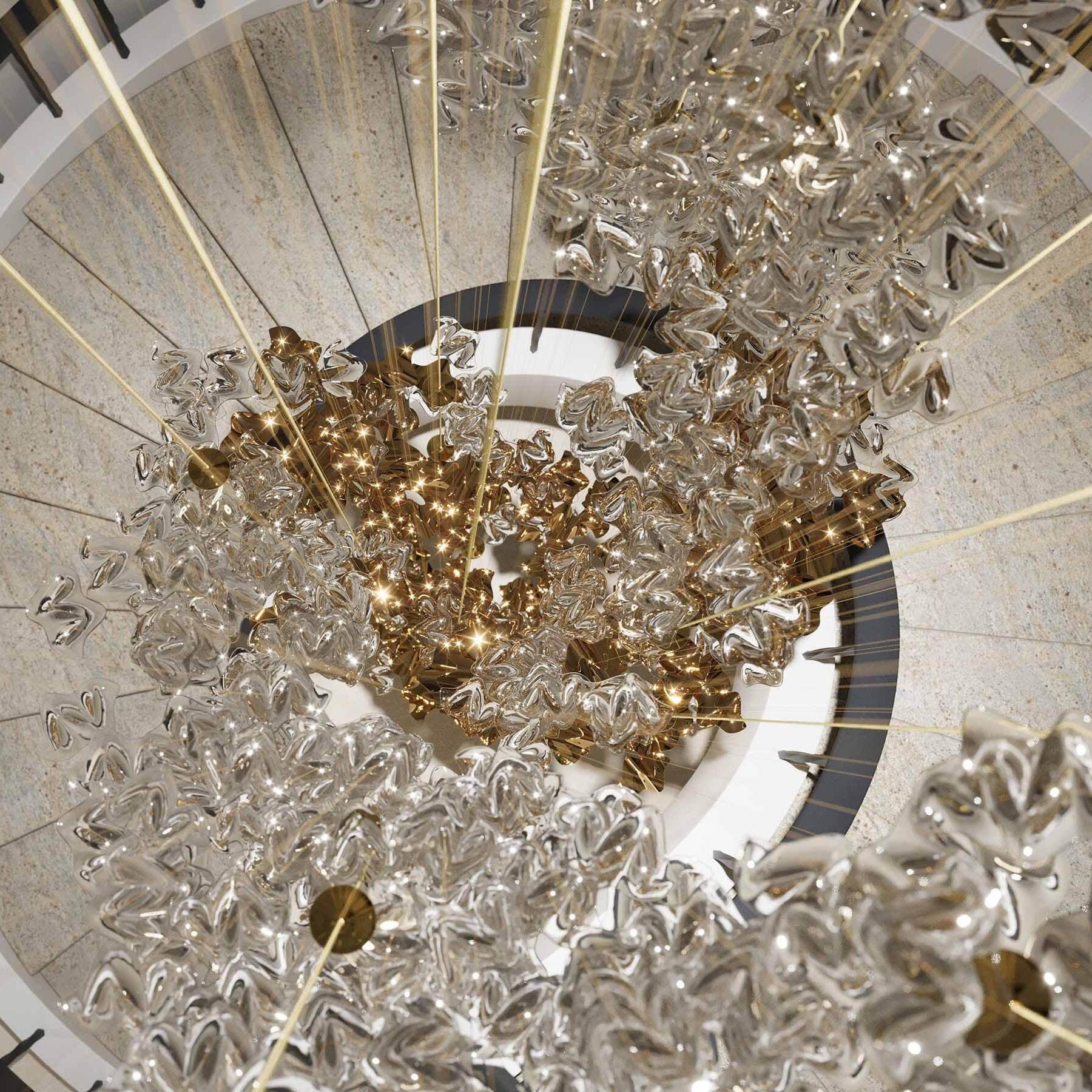 Vecarisra Luxury Tidal Art Glass Pendants Lamp - Image 38