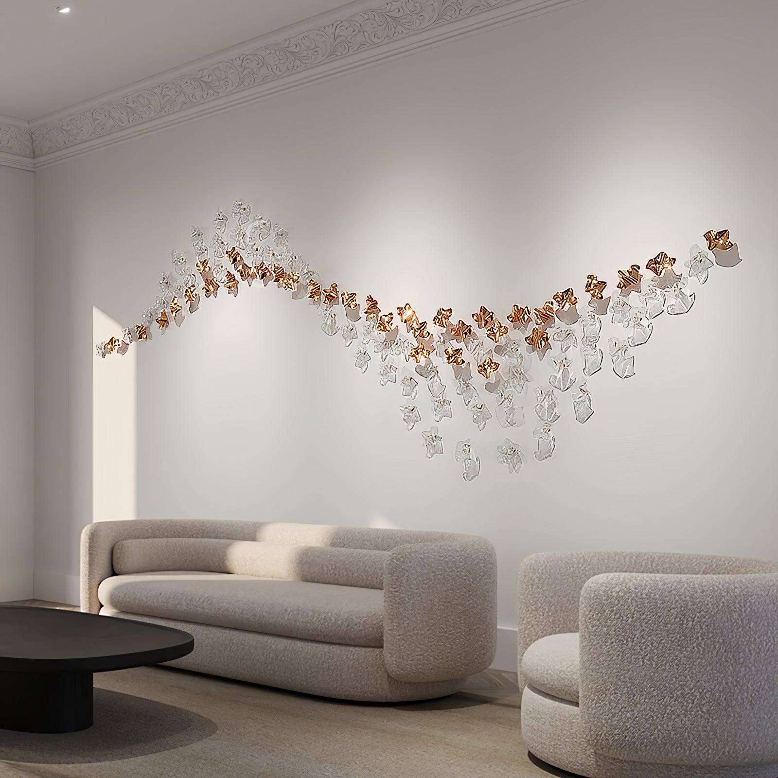 Vecarisra Luxury Tidal Art Glass Pendants Lamp - Image 4