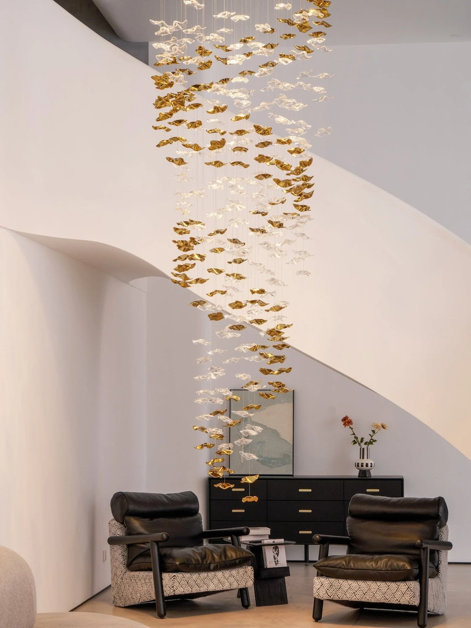 Vecarisra Luxury Tidal Art Glass Pendants Lamp - Image 54