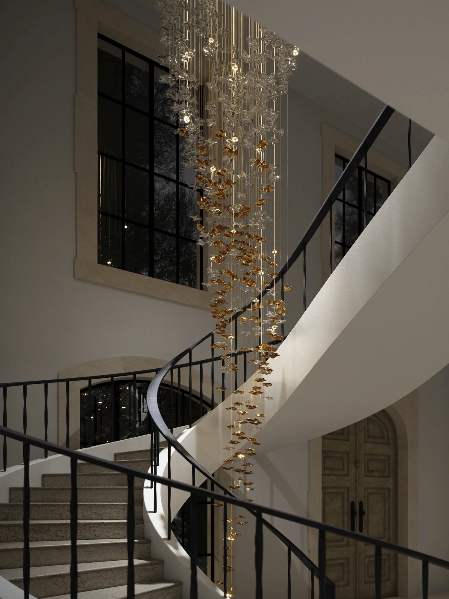 Vecarisra Luxury Tidal Art Glass Pendants Lamp - Image 71