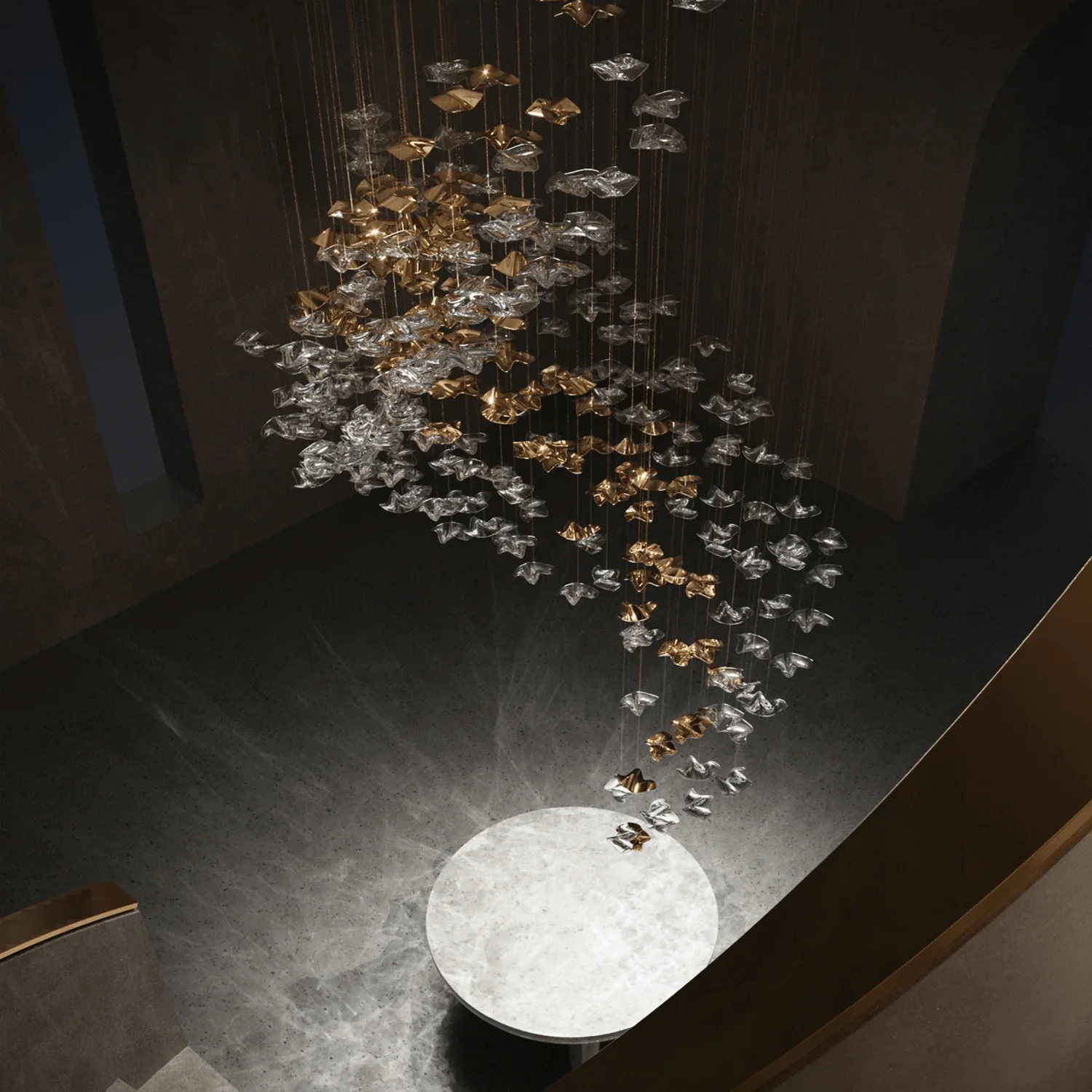 Vecarisra Luxury Tidal Art Glass Pendants Lamp - Image 72
