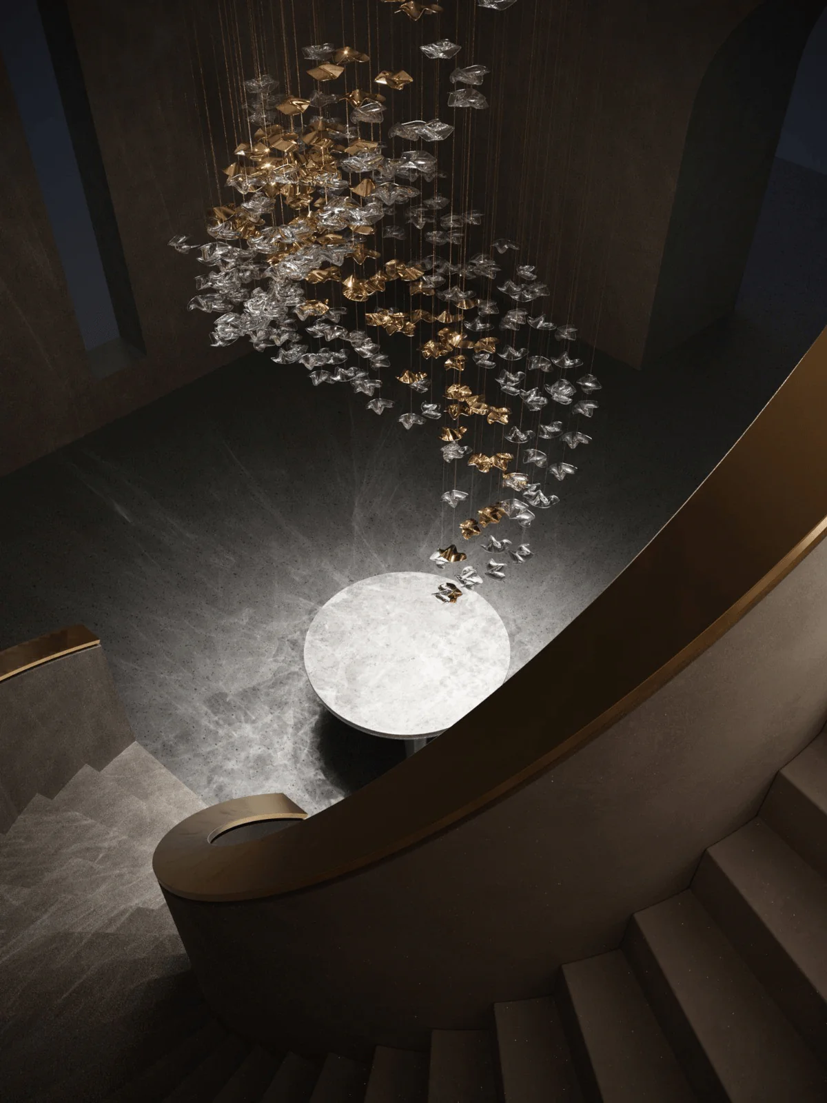Vecarisra Luxury Tidal Art Glass Pendants Lamp - Image 79