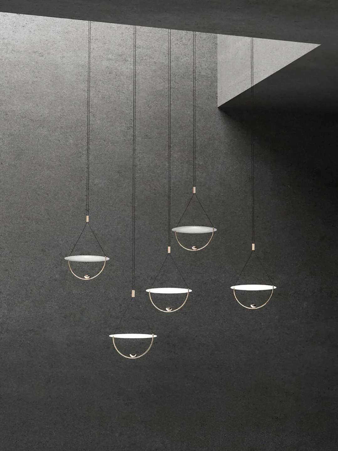 Vecaros Modern Minimalist Disc Pendant Lamp - Image 14