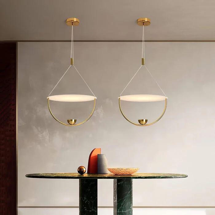 Vecaros Modern Minimalist Disc Pendant Lamp - Image 16