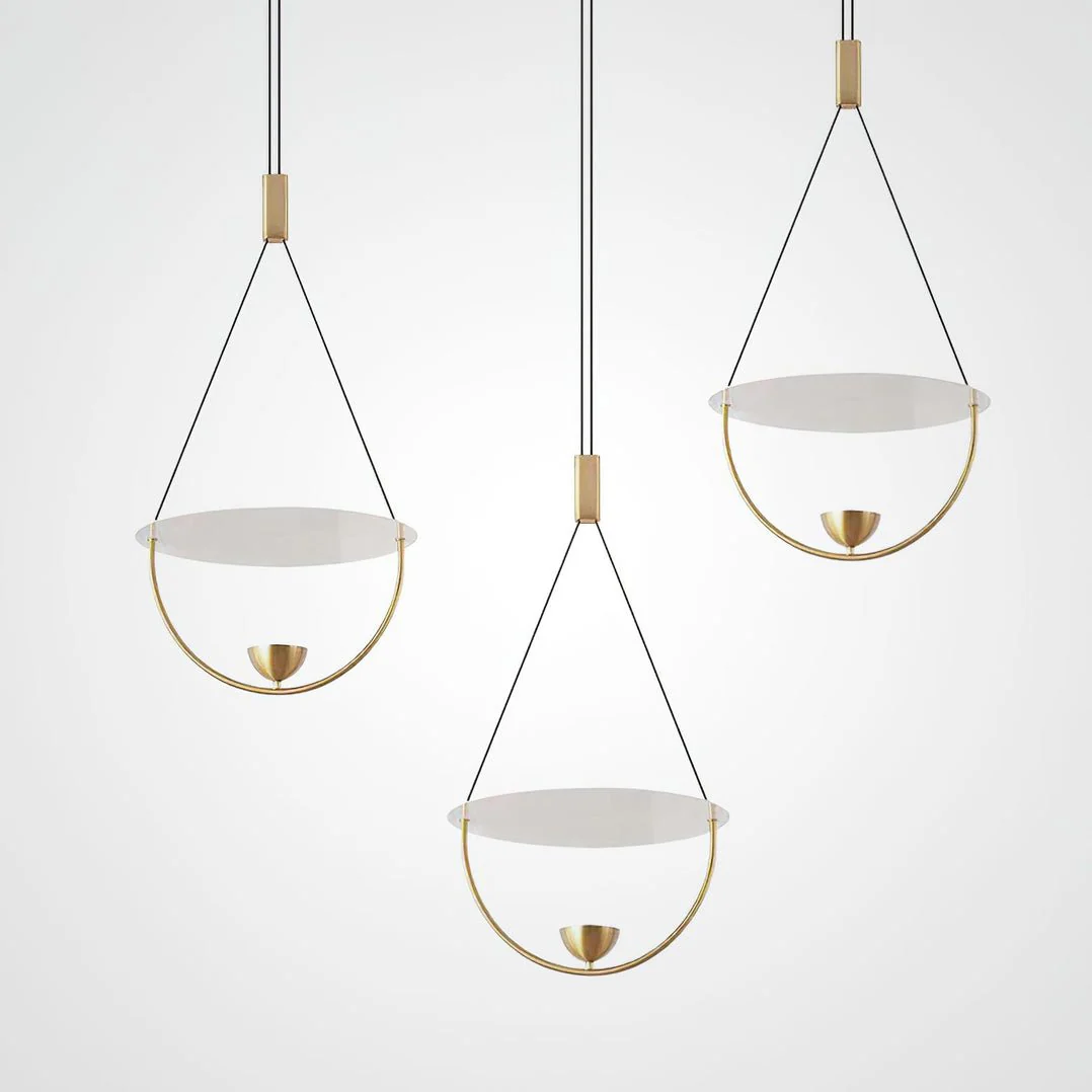 Vecaros Modern Minimalist Disc Pendant Lamp - Image 19